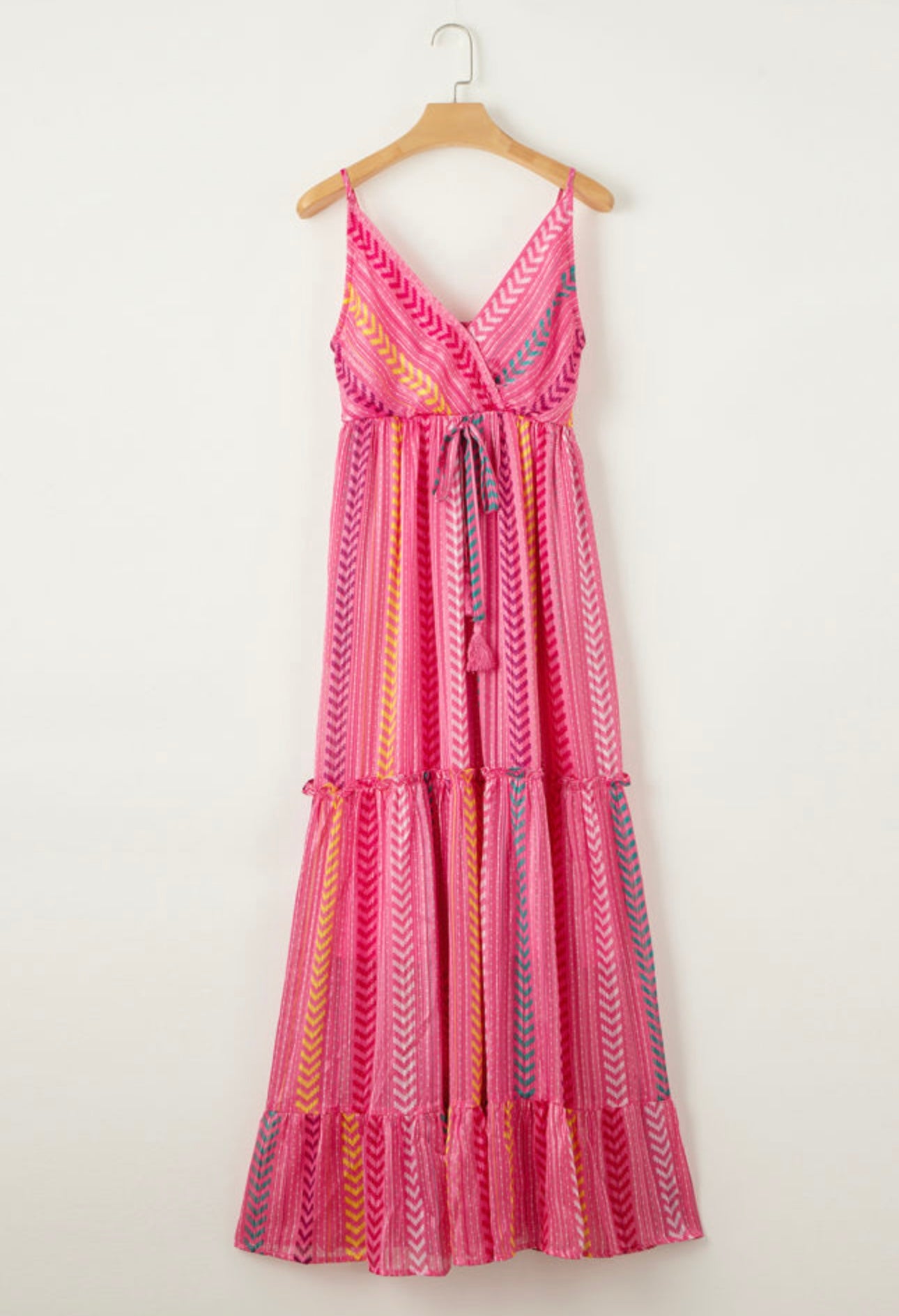 Western tassel maxi dress