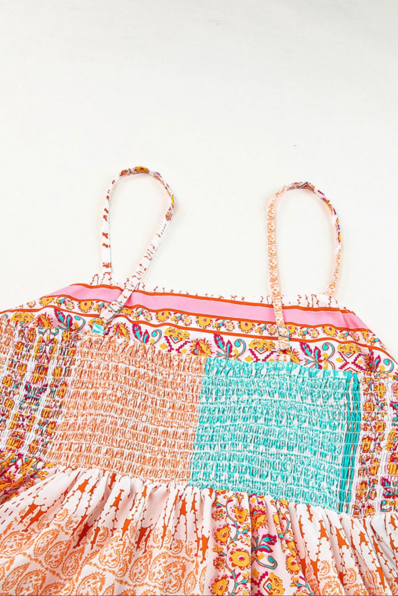 Boho patchwork Maxi Dress