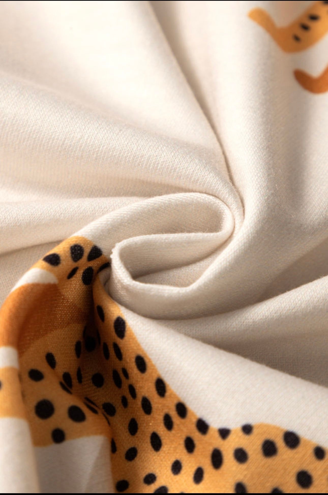 Plus size Cheetah T-shirt dress