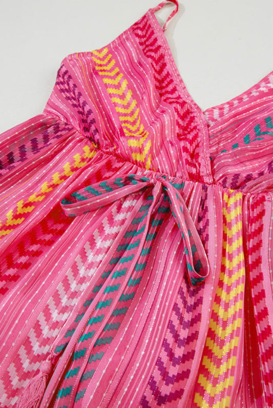 Western tassel maxi dress