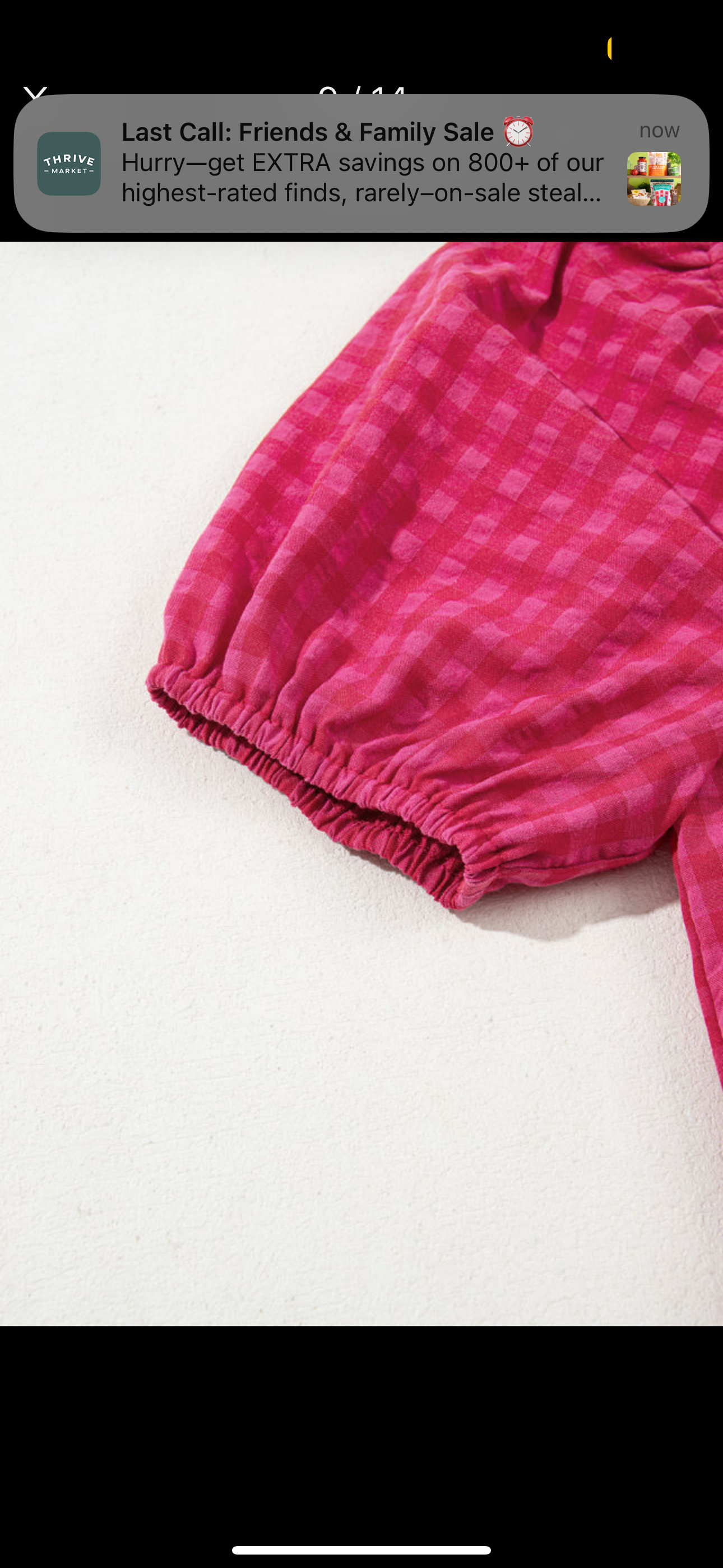 Rose ginham bubble maxi dress